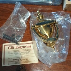 Things Remembered Brass Door Knocker. Unused